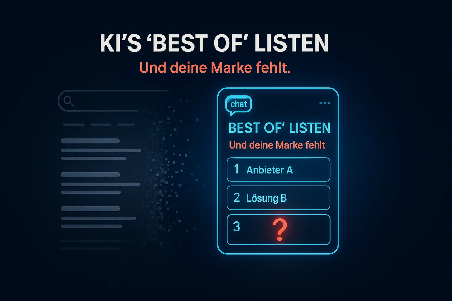 Wie du KI-Best-of-Listen im B2B für deine Marktführung nutzt