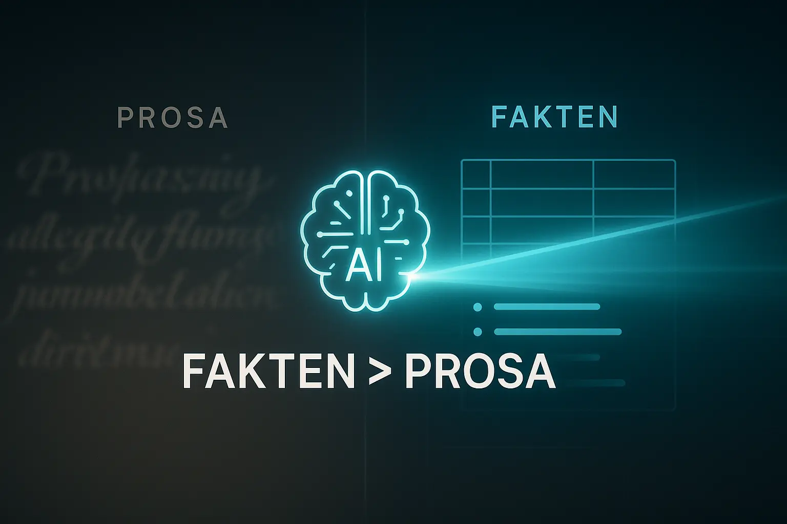 Warum KI strukturierte Daten klar bevorzugt