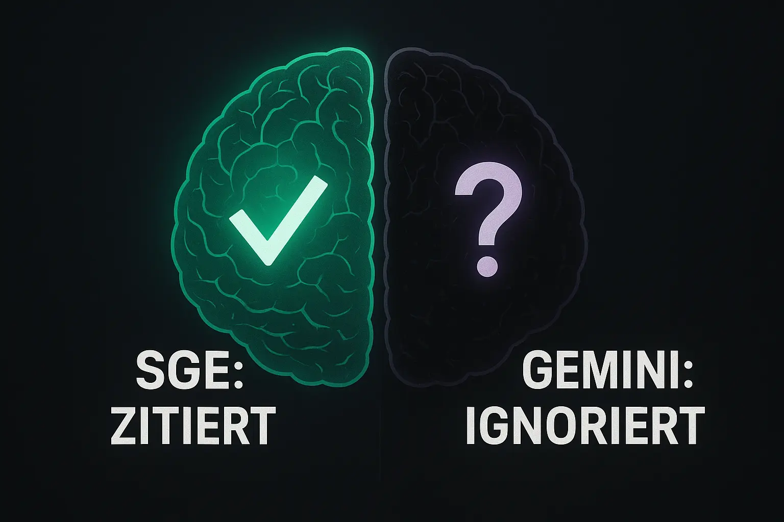 Plattform-Benchmark Warum Google SGE uns zitiert und Gemini nicht