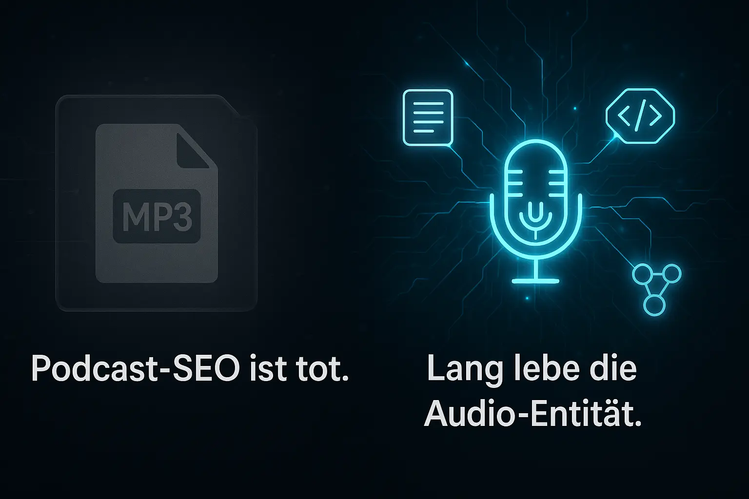 Podcast-SEO ist tot lang lebe Audio-Entitäten-Optimierung
