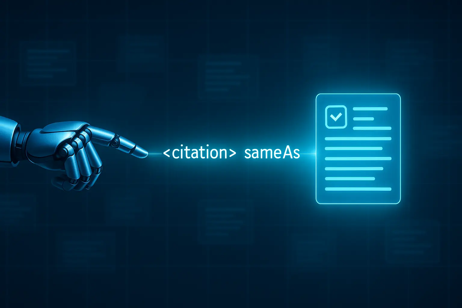 Schema-Markup mit citation und sameAs verstehen