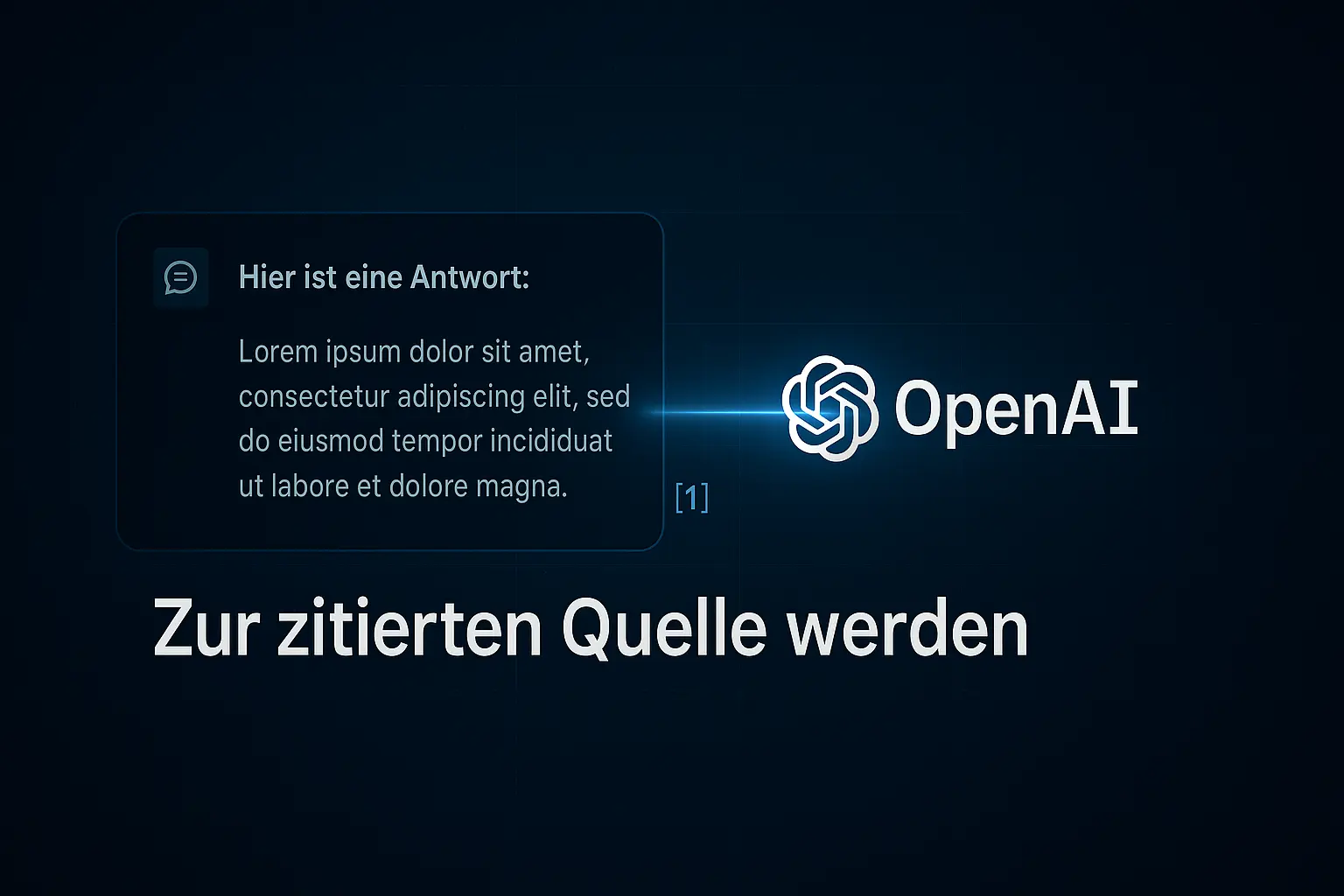 Sichtbarkeit ohne Klick werden zitierte Quelle in ChatGPT und Google