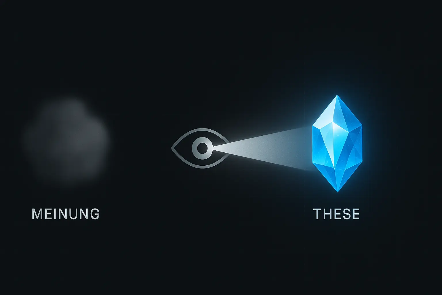 Wie du Thesen formulierst die in KI-Diskursen wirken