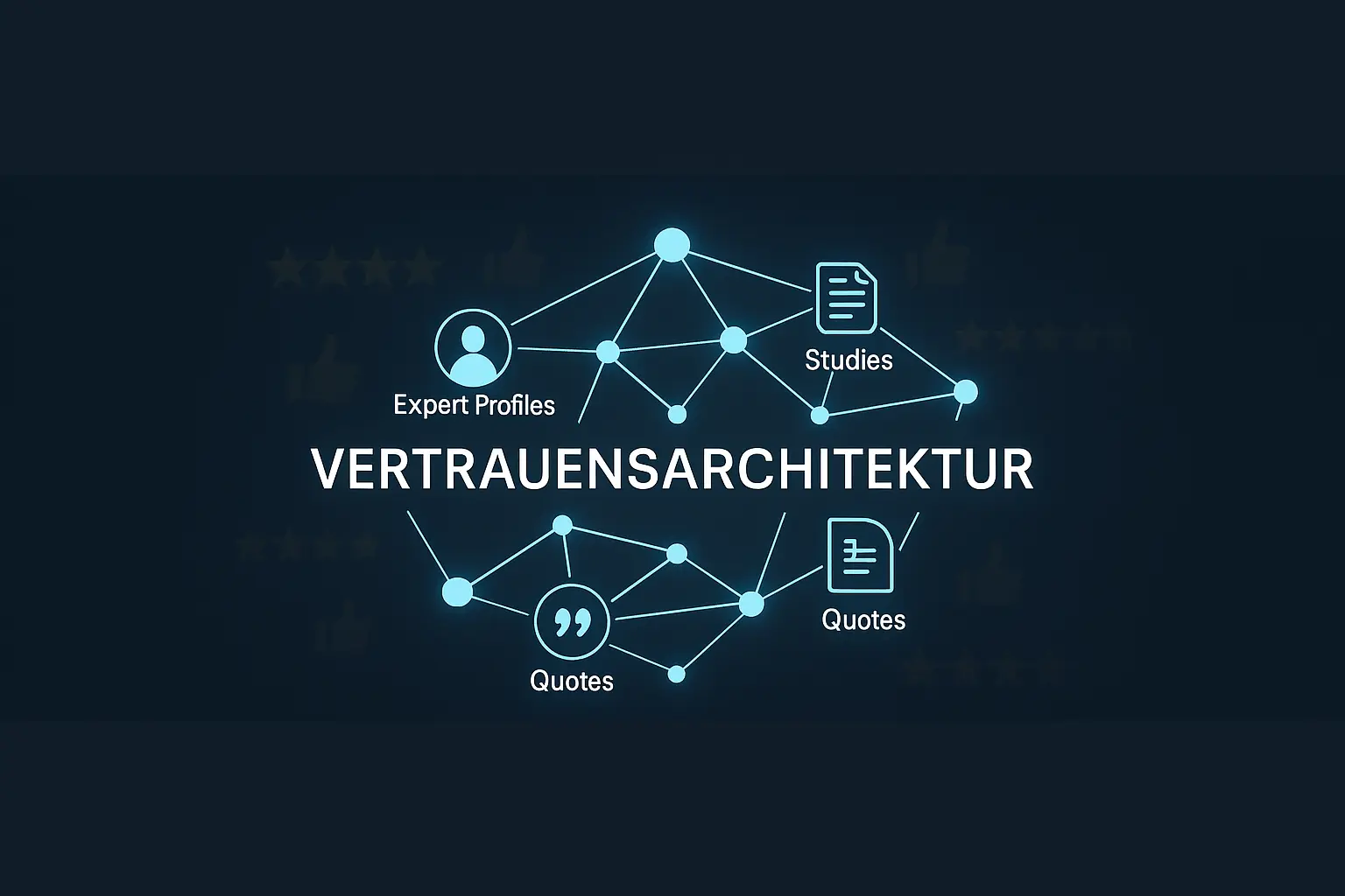 Vertrauensarchitektur im B2B mit Zitaten und Expertenprofilen
